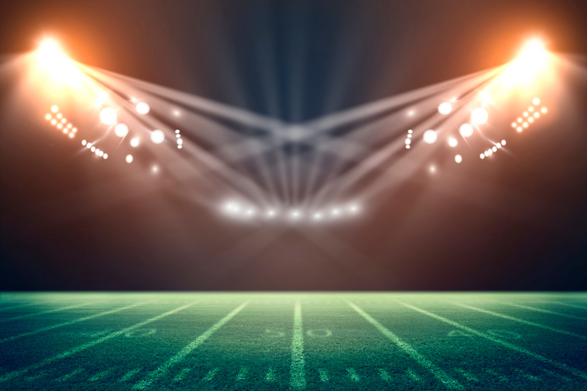 american football stadium. Mixed photos